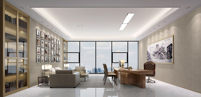 總經理辦公室設計效果圖