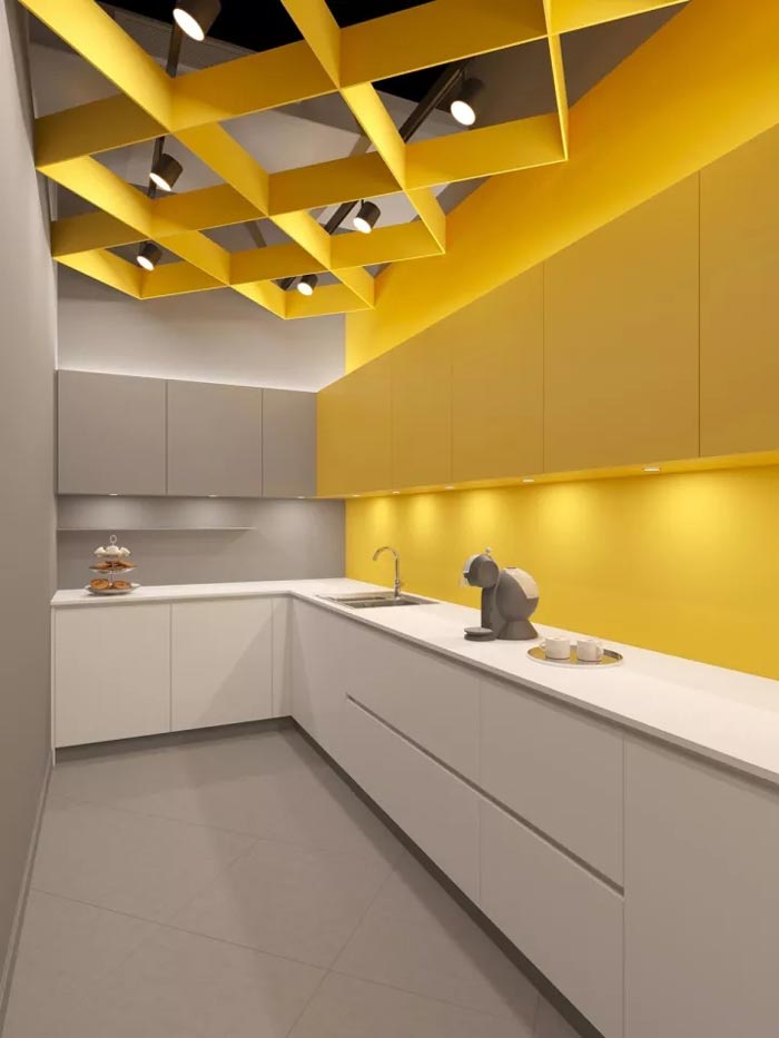 2500平方辦公室茶水間裝修設(shè)計效果圖