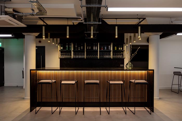 兩層辦公室吧臺裝修設計效果效果圖